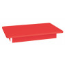 [Barevná stolní deska 18 mm, čtverec 80 x 80 cm, červená]