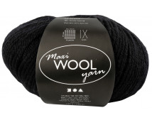 Vlna, 100 g - černá