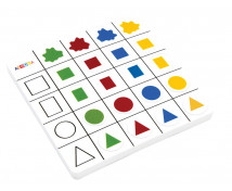 Pěnové logické tabulky - Barvy a tvary 2