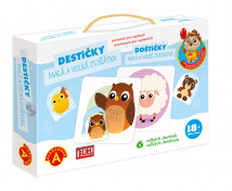 Destičky - Malá a velká zvířátka