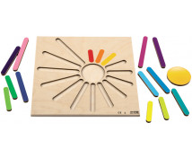 Vkládací puzzle - Duhové paprsky