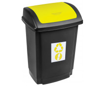 Odpadkový koš na třídění - žlutý
