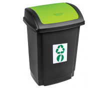 Odpadkový koš na třídění - zelený