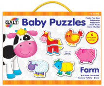 Puzzle pro nejmenší-Zvířátka na farmě