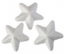 Polystyrenové Hvězdy- 6 cm, 20 ks