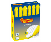 Gelový zvýrazňovač, 12 ks,žlutý