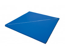 Rohová rozkládací matrace - modrá