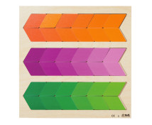 [Vkládací puzzle - Barvy a Tvary-oranžová, fialová, zelená]