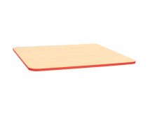 Stolová deska 25 mm, JAVOR, čtverec  60x60 cm - červená