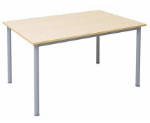 [Kancelářský stůl s kovovými nohami, 120 x 80 cm V]