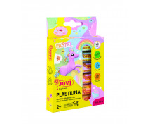 Plastelína - Pastel, 6 ks