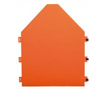 Filcový paraván domeček - oranžový
