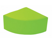 Sedadlo čttvrtkruh - zelené 30cm V