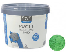 Jemný modelovací písek - zelený