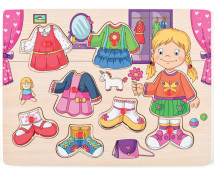 Oblékací puzzle - Dívka