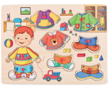 Oblékací puzzle - Chlapec