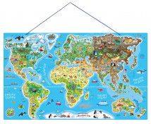 [Magnetická mapa světa - 3 v 1]