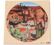 Puzzle - Divoká zvířátka - V poušti
