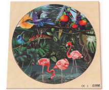 Puzzle - Divoká zvířátka - V deštném pralese