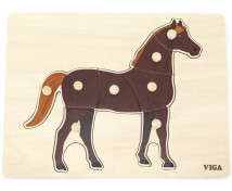 Vkládací puzzle - Kůň