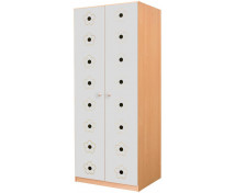 Dveře 6 (na Skříň na lehátka matrace, a lůžkoviny 6) - Květy - šedé (pár)