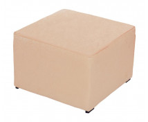Sedačka barevná - taburetek, pastelově hnědá - 31 cm