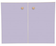 Dvířka Praktik malé - pastelově fialové (pár)