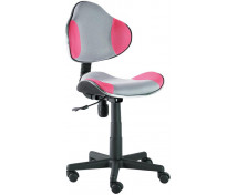 Studentská židle - šedo - růžová