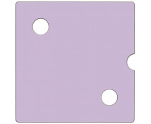 Dvířka Numeric 2 - pastelové fialové
