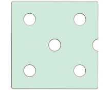Dvířka Numeric 5 - pastelová zelená