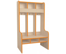 Šatna Vlnka 3 - NATURAL - JAVOR - oranžová
