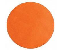 Jednobarevný koberec průměr 2,5 m - Oranžový