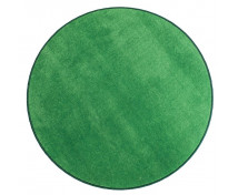 Jednobarevný koberec průměr 2,5 m - Zelený