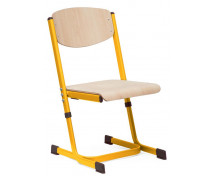 Židle s regulací výšky, vel. 3-4, žlutá