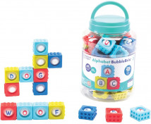 Senzorická stavebnice BubbleBrix - Abeceda