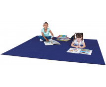 Čtvercový koberec 2x2 m - modrý