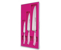 Sada nožů Arcos Pink, 3-dílná