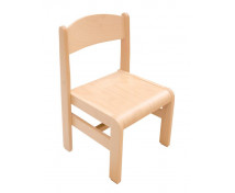 Dřevěná židle EXTRA BUK přírodní - 26 cm