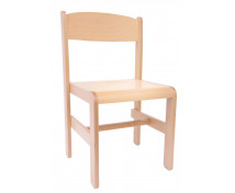 [Dřevěná židle Extra BUK přírodní - 38 cm]