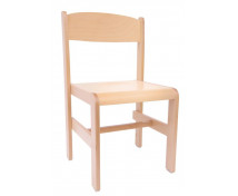 Dřevěná židle Extra BUK přírodní - 38 cm