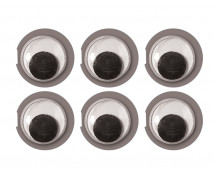 Kulaté plastové pohyblivé očka, 14 mm