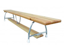Gymnastická lavička s kovovou konstrukcí 2,5m