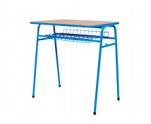Školní jednomístná lavice KLASIK - modrá, vel. L 3