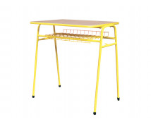 Školní jednomístná lavice KLASIK - žlutá, vel. S 3
