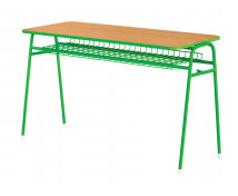 Školní dvoumístná lavice KLASIK - zelená, vel. S 3