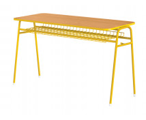 Školní dvoumístná lavice KLASIK - žlutá, vel. S 3