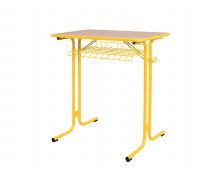 Školní jednomístná lavice LEKTOR - žlutá, vel. L 3