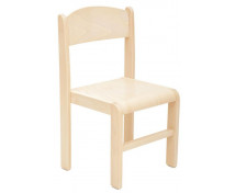 Dřevěná židle JAVOR 38 cm natural