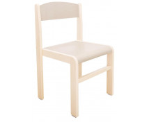 Dřevěná židle výška 38 cm - JAVOR, cappuccino