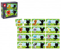 Puzzle - Stíny zvířátek